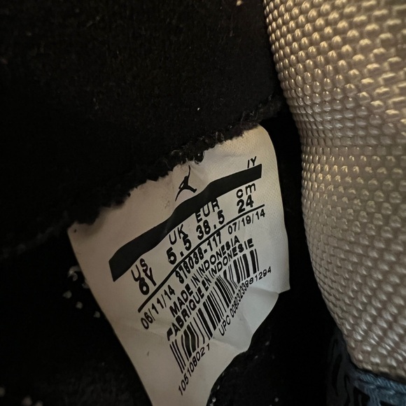 Nike Air Jordan 11 Legend Blue 2014 Size 6Y White Ice Blue - Picture 5 of 6